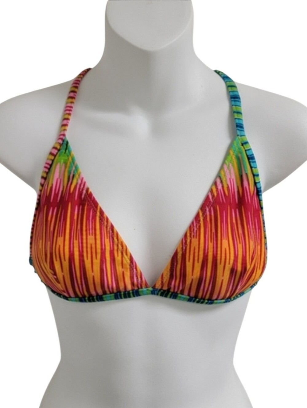 Pakaloha Hawaii Triangle Bikini Top - Pineapple Print - XL